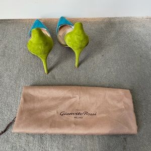 Gianvito Rossi Suede Heels